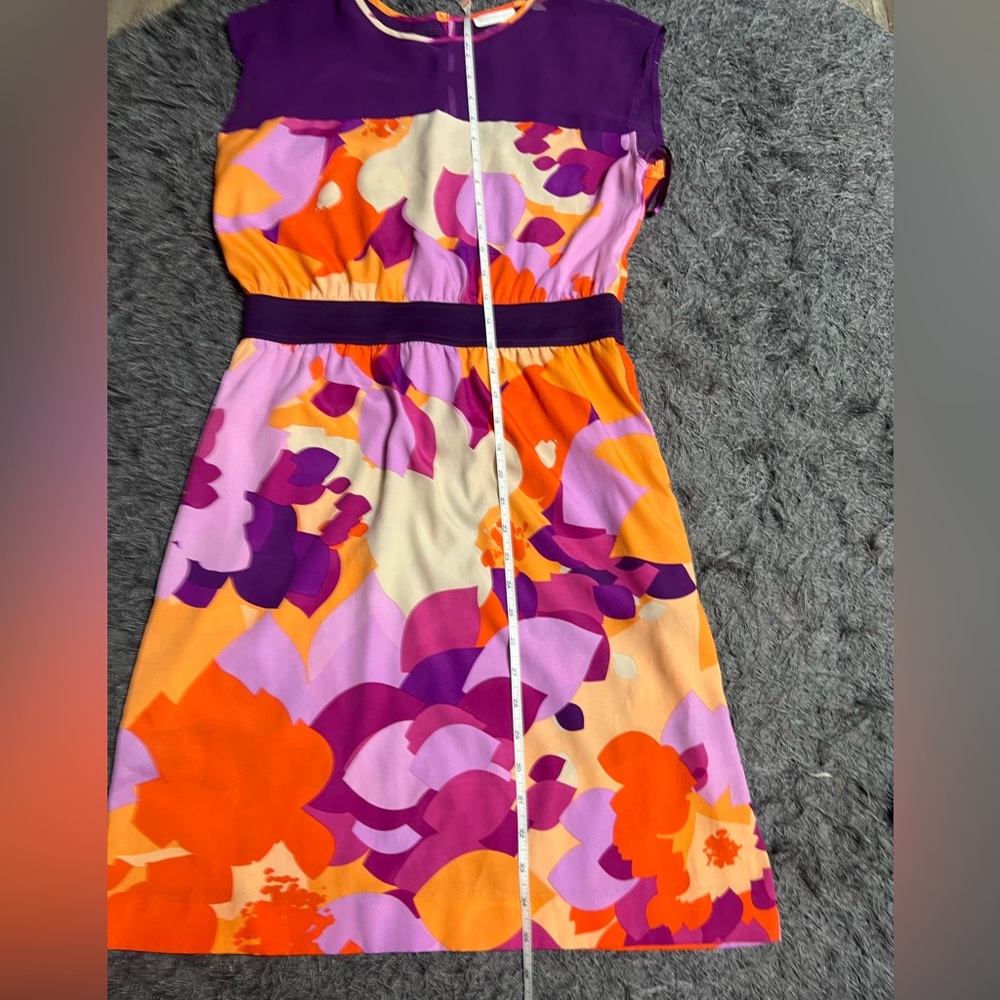 Colorful Sheer Top Cocktail Dress - Picture 13 of 15